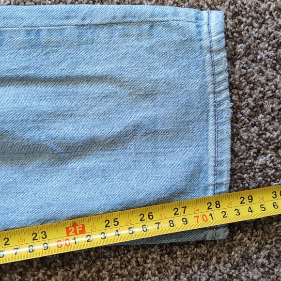 Silver jeans Over It All Loose Fit Overalls Distressed women's Size Medium - Picture 6 of 11